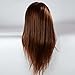 Hairdressing 70% Real Hair Training Head with Clamp