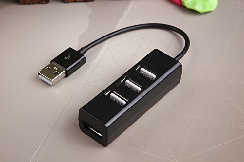 Premium 4-Port-Anschlüsse USB-Hub Erweiterung High Speed USB 2.0 Multi-USB-Naben-Teiler-Schalter-Leitung Adapter-Kabel für PS3, Xbox, Wii, PC, MAC, Laptop, Notebook, Macbook, NetBook, Tablet, Tab, Unterstützung für Windows Vista / 7 / Mac – Part Of The Crazy4fones Zubehör Bereich - 3