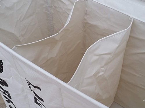 hausratplus 3er Wäschesortierer auf Rollen Wäschebox Wäschekorb sand - 3