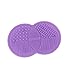 Lalang Silicone Makeup Brush Cleaning Mat Brush Scrubber Board Cosmetic Clean Tool (purple)