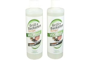 HiGloss Grill- & Backofenreiniger 2 x 500ml mit Power Kraft gegen Eingebranntes