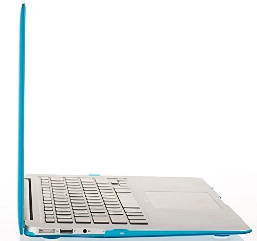 MOSISO Ultra Slim Plastik Hartschale Schutzhülle Snap Case für MacBook Air 11 Zoll (A1370 / A1465), Wasserblau - 6
