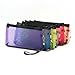 Sourcingmap Mesh Design Zipper Ladies Make Up Bag, Multi Colour - 6 Piece