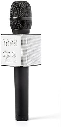 Micgeek Q9 Mini Handheld Karaoke Player Wireless Speaker,Wireless Karaoke Microphone,Answering Your Phone, Karaoke MIC Machine for Home KTV/party/recording/playing/music (Black)
