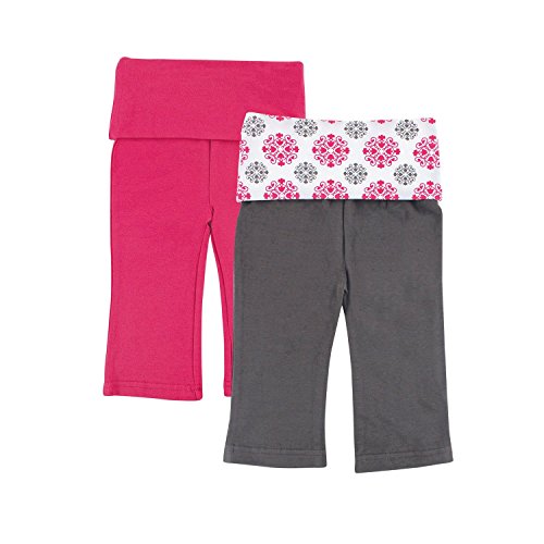 Yoga Sprout 2 Pack Fold Over Pants Baby Bottoms