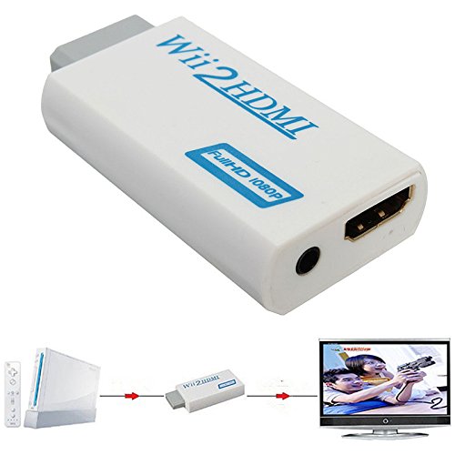 HDMI Konverter Adapter, ELEGIANT Wii auf HDMI Full HD 1080p Video-Konverter, 3,5 mm Audiobuchse - 6