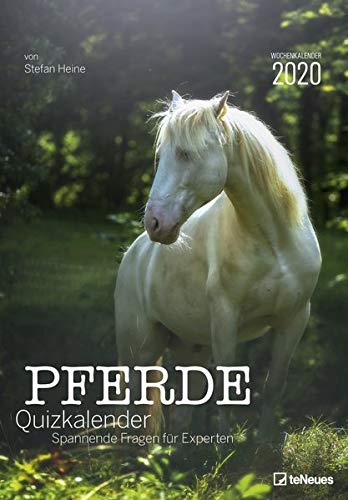 Stefan Heine Pferde-Quiz 2020 Wochenkalender - Stefan Heine - 23,7x34cm - Quizkalender - Pferdekalender