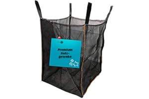 PACK24 5 x Hochwertige Premium Holzbag (ohne Inhalt) Big Bag für Brennholz Woodbag Brennholzsack Netz BigBag 100 * 100 * 120cm (ohne Holz)