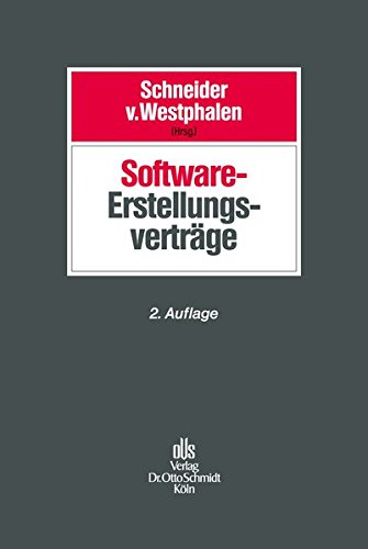 Preisvergleich Produktbild Software-Erstellungsverträge