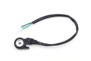 Wooauto Motorrad-Seitenabschaltung, Motorrad Seitenhalterungsschalter Universal Motorrad Motor Schalter Flamme Heizung Schalter Motorrad Seitenständer,Schwarz