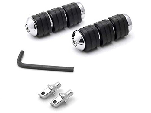 Rider Front Passenger Footrests Foot Pegs Motor Foot Rests 2PCS Fit For (All Years) Yamaha V-Star / Virago 250