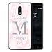 Produktbild Personalisiert Rosa Marmor Mode Gel/TPU Hülle für Nokia 6 / Gerahmt Silber Single Design / Initiale/Name/Text Schutzhülle/Case/Etui