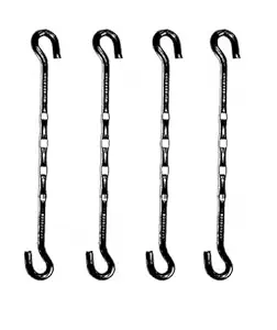 NNSF Swing Rod SALIYA for Porch Swings Stainless Steel Heavy Duty 4 PIS Set with S