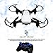 Produktbild TAOtTAO Mini D2WH Faltbar mit Wifi FPV 0.3MP HD Kamera 2.4G 6-Achsen RC Quadcopter Drone (Weiß)