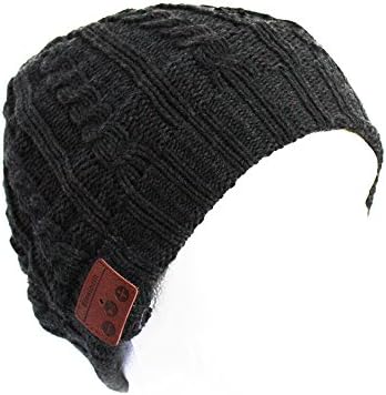 LAYEN Bluetooth Winter Beanie Cable Knit Unisex Hat with Stereo Speaker Headphones, Microphone and Hands Free! Listen to Your Music Wirelessly &amp; Even Answer Calls on the Go. Compatible with Smartphones iPhones, iPad, iPod, Android, Tablets etc. (Grey)