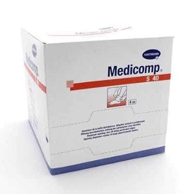 Hartmann 2 x 50 - Compresses en nontissé stériles - 10 x 10 cm - Medicomp - Hartmann