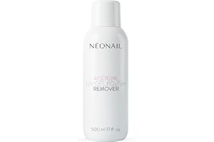 NÉONAIL Acetone UV Gel Polish Nail Remover - Acetone Unghie - Solvente Per Smalto Semipermanente - Rimuovi Semipermanente Unghie - 500 ml