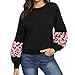 Produktbild TWBB Damen Mantel,Herbst Winter Leopard Drucken Slim-Fit Pullover Sweatshirt Outwear