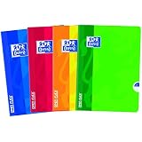 OXFORD Cahier Travaux Pratiques Openflex - Grands carreaux - 80 pages - 22 cm x 17 cm x 0,7 cm - Beaux-Arts et Loisirs créatifs