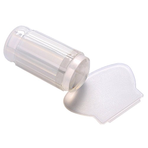 eBoot 2 Pieces Nail Art Stamper Plate and Scraper Set (Transparent)