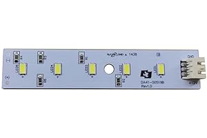 CWOQOCW Striscia LED di ricambio per illuminazione del frigorifero, adatta per frigorifero Samsung DA41-00519B, 12 V