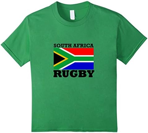 Kids South African Rugby Shirt | Springbok T Shirt | Bokke Tee 6 Grass