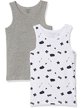 NAME IT Jungen Unterhemd, 2er Pack