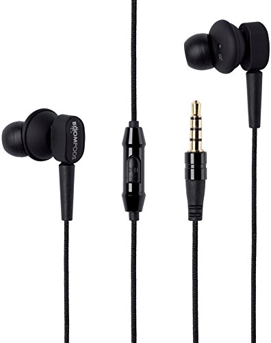 Preisvergleich Produktbild Boompods In-Ear Kopfhörer mit Mikrofon und Fernbedienungstasten Schwarz