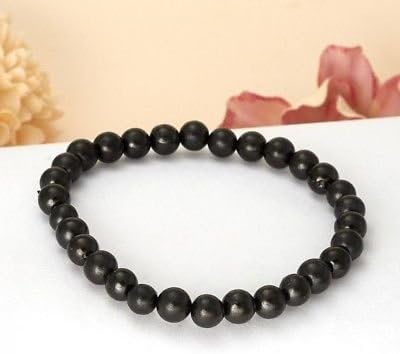 Shungite Black Stone Stretchy Bracelet