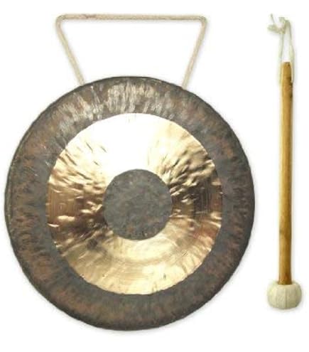 Original Tam Tam Gong/Whood Chau Gong 20 Cm, Inklusiv Holz-/Baumwollklöppel -7020 - 3