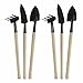 Produktbild Gartengeräte Set 3-teilig Mini Garten Torrontes Spaten Rechen Schaufel Set mit Holzgriff Home Garten Rasen Eintopfen Pflanze Care Werkzeug-Set (2 Sets)