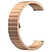 Produktbild AumoToo Ersatzbänder für Garmin Vivoactive 3 / Vivoactive 3 Music/Vivomove HR/Vivomove Fitnessuhr 20mm Verstellbarer Edelstahlarmband Metallgliederarmband Zubehörarmband (Roségold)