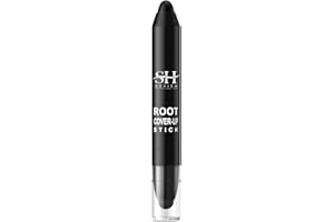 Sevich Root Cover Up Stick - Cubre canas instantáneo, color de retoque de raíces, corrector natural para entradas, raíces y laterales, a base de plantas, fácil de usar, maquillaje 48H, Negro