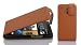 Produktbild HTC ONE M4 MINI (1.Gen.) Flip Hülle in BRAUN von Cadorabo - Handyhülle in Kunstleder für HTC ONE M4 MINI (1.Gen.) Case Cover Schutzhülle Etui Tasche in COGNAC BRAUN