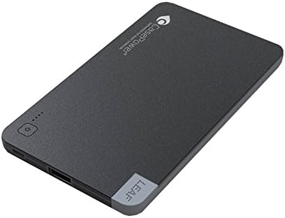 CasePower LEAF POWER 5000mAh Rechargeable Battery for iPhone/iPad - Black