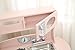 Teamson Kids Childrens Wooden Large Vintage Pink 1 Piece Wooden Pretend Role Play Kitchen Toy TD-11414C