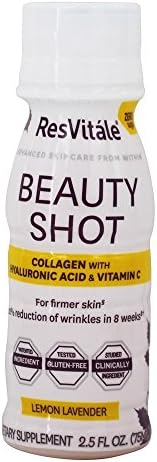 ResVitale - Beauty Shot Collagen with Hyaluronic Acid &amp; Vitamin C Lemon Lavender - 2.5 fl. oz.