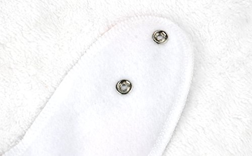 iNeibo Baby Dreieckstuch Lätzchen Spucktuch Mit Druckknöpfen, 100% saugfähige und weiche Baumwolle Halstücher, Multifunctional, Wasserdichte TPU Auskleidung für 0-3 Jahre (Unisex) - 5