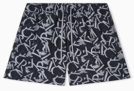 EMPORIO ARMANI Boxer Uomo all Over Logo Nero L