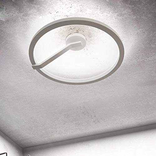 Preisvergleich Produktbild XFZ LED Moderne Deckenleuchte Zeitgenössische Acryl Anhänger Kronleuchter Runde Weiße Deckenleuchte Elegante Wohnzimmer Esszimmer Schlafzimmer Studie Bar Dekorative Lampe Deckenbeleuchtung Verdunkelun