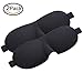 Produktbild Schlafmaske, 3D-Schlafmaske, Q4U Schlafmaske, weiche Reise, Schlafruhe 3D Augenschutz Blinder Hilfe Augenmaske, weiche Seide, leicht, komfortabel