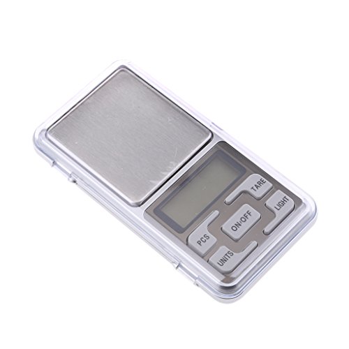 MagiDeal Digital Waage Feinwaage Taschenwaage für Schmuck Gold Silber Münzen Gramm 0.01G – 200g X 0.01g - 3