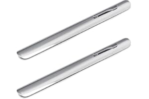 XUJLRL 2 Pezzo Paletta Raccoglibriciole Manuale Strumento Bordo Curvo e Flessibile Accessorio per Ristorante per sparecchiare Paletta Raccogli Briciole in Acciaio Inox Bordo Curvo e Flessibile