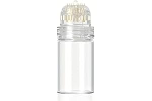 HAMKU 1 Pezzi Needle 20, Microneedling Titanio 20 Pin Lunghezza 0.25mm, Bottiglia Applicatrice di Siero Riutilizzabile per Cura della Pelle