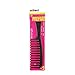 Scunci Girls and Womens Wide Tooth Prepare Comb in Black