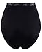 Blackspade Ladies Stretch Maternity Brief with Lace Trim, Black, XXL, UK 16