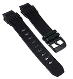 Ersatzband für Casio Baby-G Damenuhrarmband aus Resin schwarz BGA-230