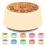 Color Noise Sound Machines With 10 Colors Night Light 25 Soothing Sounds Sleep White Noise Machine 32 Volume Levels Adjustable Brightness 5 Timers Memory Function Everyone