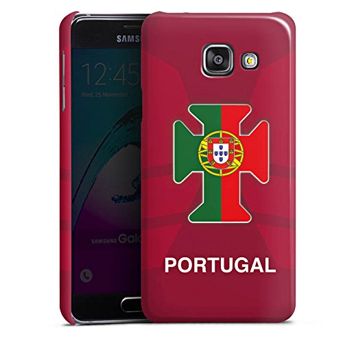 Samsung Galaxy A3 (2016) Hülle Premium Case Cover Portugal EM Trikot Fußball Europameisterschaft