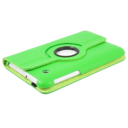 360 ° 7.0 Luxus Tasche SAMSUNG GALAXY TAB 2 7.0 P3100 P3110 Hülle Schutz Etui Tasche Cover Case mit Ständerfunktion (Grün) - 4